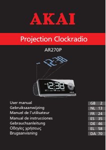 Manual Akai AR270P Alarm Clock Radio