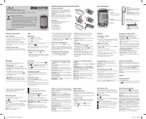 Bruksanvisning LG T310GO Mobiltelefon