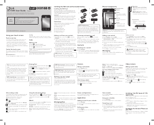 Manual LG T385GO Mobile Phone