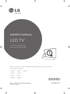 Manual LG 42LB731V LED Television