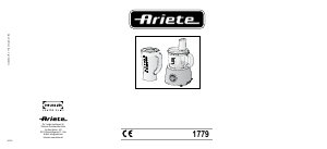 Mode d’emploi Ariete 1779 Robomix Metal Robot de cuisine