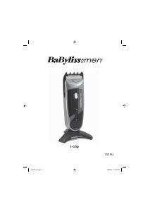 Bruksanvisning BaByliss 7910U i-clip Hårklippare