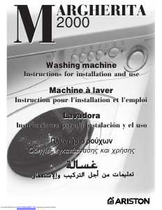 Hướng dẫn sử dụng Ariston AB88X(EX) Margherita 2000 Máy giặt