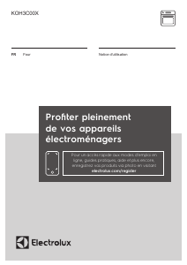Mode d’emploi Electrolux KOH3C00X Four