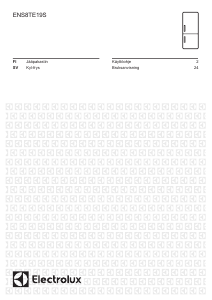 Bruksanvisning Electrolux ENS8TE19S Kyl-frys