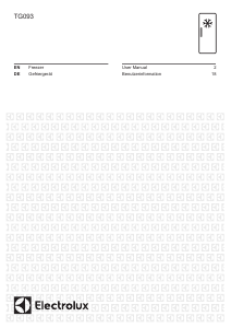 Bedienungsanleitung Electrolux TG093 Gefrierschrank