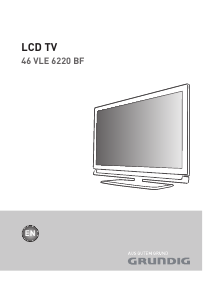 Handleiding Grundig 46 VLE 6220 DF LED televisie