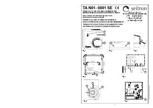 Manual Seitron TAN012 Thermostat