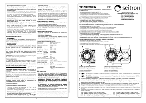 Handleiding Seitron TCESETBI03 Thermostaat