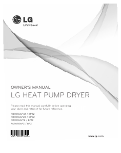Manual LG RC9055BP2Z Dryer
