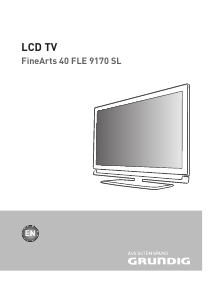 Handleiding Grundig Fine Arts 40 FLE 9170 SL LED televisie