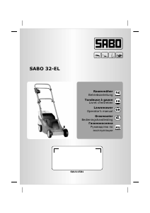 Handleiding SABO 32-EL Grasmaaier