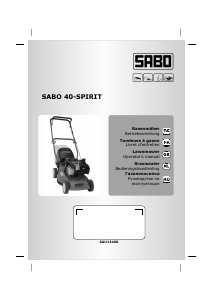Handleiding SABO 40-Spirit Grasmaaier
