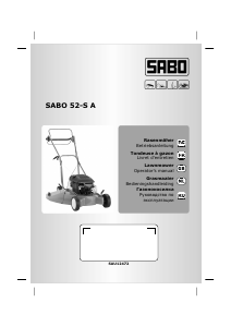 Mode d’emploi SABO 52-S A Tondeuse à gazon