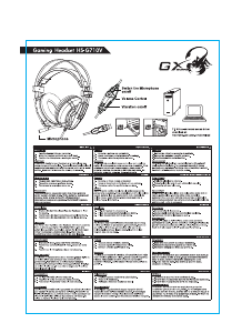 Handleiding Genius HS-G710V Headset