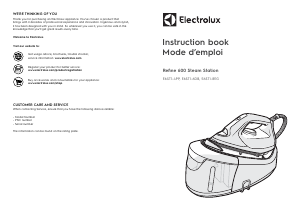 Kullanım kılavuzu Electrolux E6ST1-8EG Refine 600 Ütü