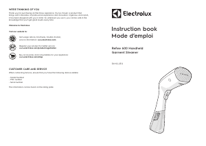 Bedienungsanleitung Electrolux E6HS1-2EG Refine 600 Dampfbürste