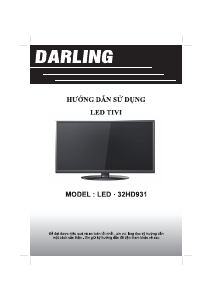 Hướng dẫn sử dụng Darling 32HD931 Ti vi LED
