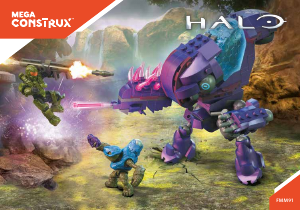 Handleiding Mega Construx set FMM91 Halo Covenant goblin battlesuit