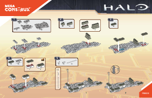 Handleiding Mega Construx set FRM20 Halo Faithful vs. Fallen battle pack