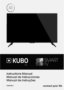 Handleiding Kubo K4564V43U LED televisie