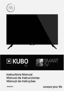 Handleiding Kubo K4566V55U LED televisie