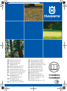 Manual de uso Husqvarna 122HD45 Tijeras cortasetos