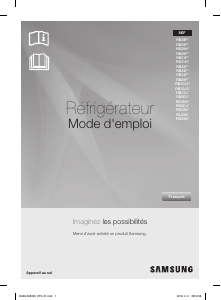Mode d’emploi Samsung RB37J5000WW Réfrigérateur combiné