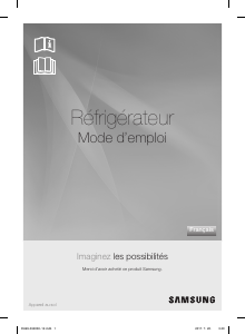 Mode d’emploi Samsung RFG23UEBP Réfrigérateur combiné