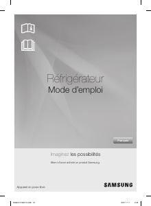 Mode d’emploi Samsung RS61782GDSL Réfrigérateur combiné