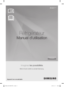Mode d’emploi Samsung RF24FSEDBSR Réfrigérateur combiné