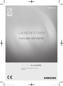 Manuale Samsung WD806U2GAWQ/ET Lavasciuga