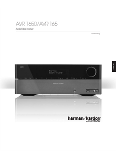 Handleiding Harman Kardon AVR 165 Receiver