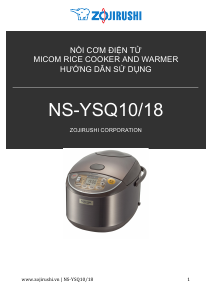 Hướng dẫn sử dụng Zojirushi NS-YSQ10 Nồi cơm điện