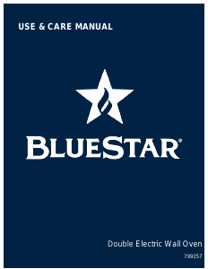 Manual BlueStar BSDEWO30DDV2 Oven