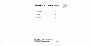 Bruksanvisning SilverCrest SSRM 10 A1 Klockradio