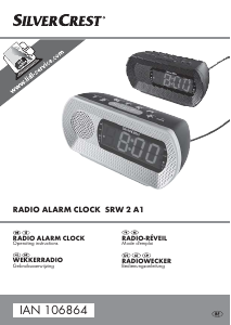 Manual SilverCrest IAN 106864 Alarm Clock Radio