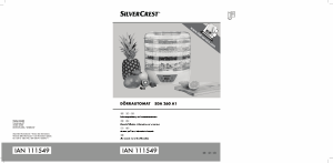 Manual SilverCrest IAN 111549 Food Dehydrator
