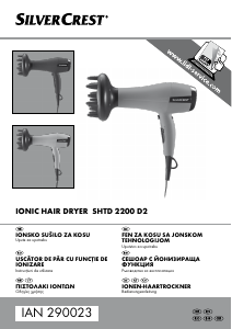 Εγχειρίδιο SilverCrest IAN 290023 Πιστολάκι μαλλιών
