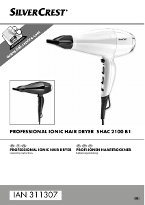 Manual SilverCrest IAN 311307 Hair Dryer