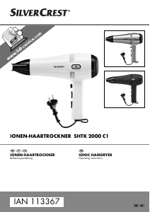 Manual SilverCrest IAN 113367 Hair Dryer