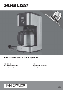 Bedienungsanleitung SilverCrest IAN 279509 Kaffeemaschine