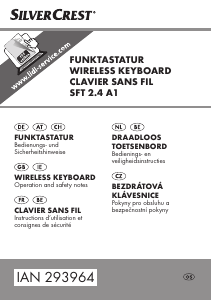 Bruksanvisning SilverCrest IAN 293964 Tangentbord