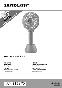 Manual SilverCrest IAN 313670 Fan