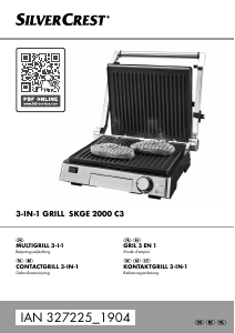 Handleiding SilverCrest IAN 327225 Contactgrill