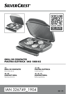 Bedienungsanleitung SilverCrest IAN 326749 Kontaktgrill