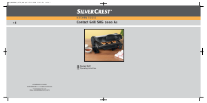 Manual SilverCrest IAN 46549 Contact Grill