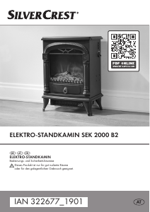 Bedienungsanleitung SilverCrest SEK 2000 B2 Elektrokamin