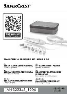 Manual SilverCrest IAN 322345 Set manichiura pedichiura