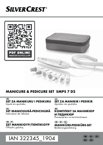 Bedienungsanleitung SilverCrest IAN 322345 Maniküre-pediküre set